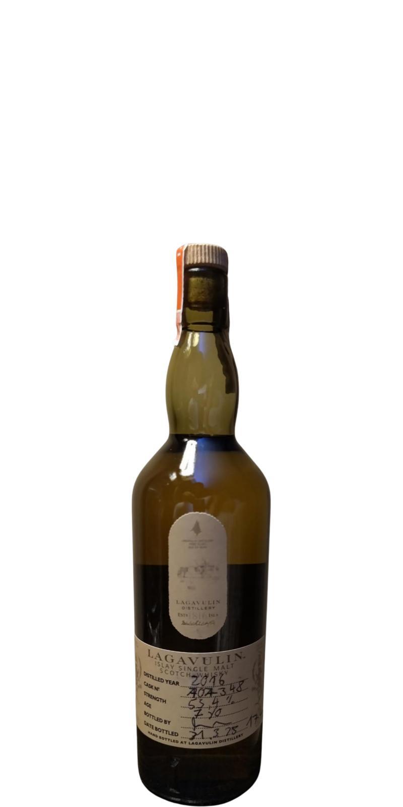 Lagavulin 2016  Hand bottled at the distillery