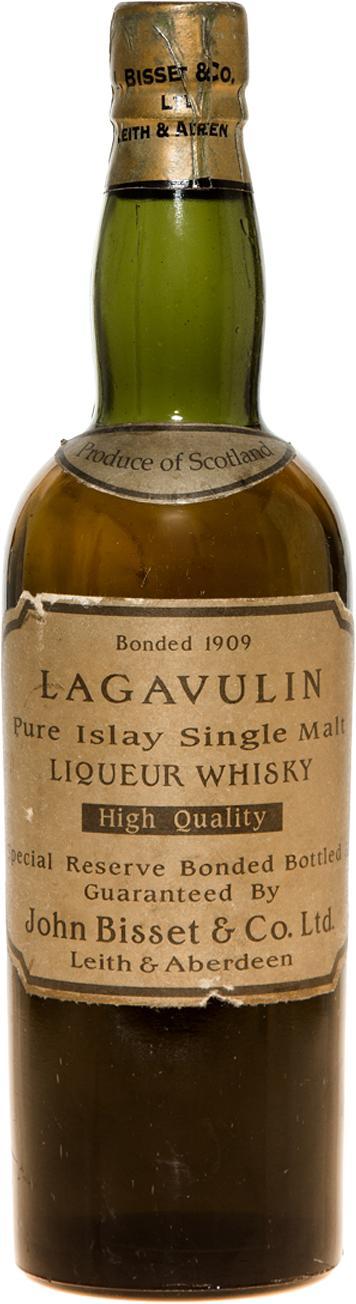 Lagavulin Bonded 1909 - Liqueur Whisky  John Bisset & Co. Ltd.