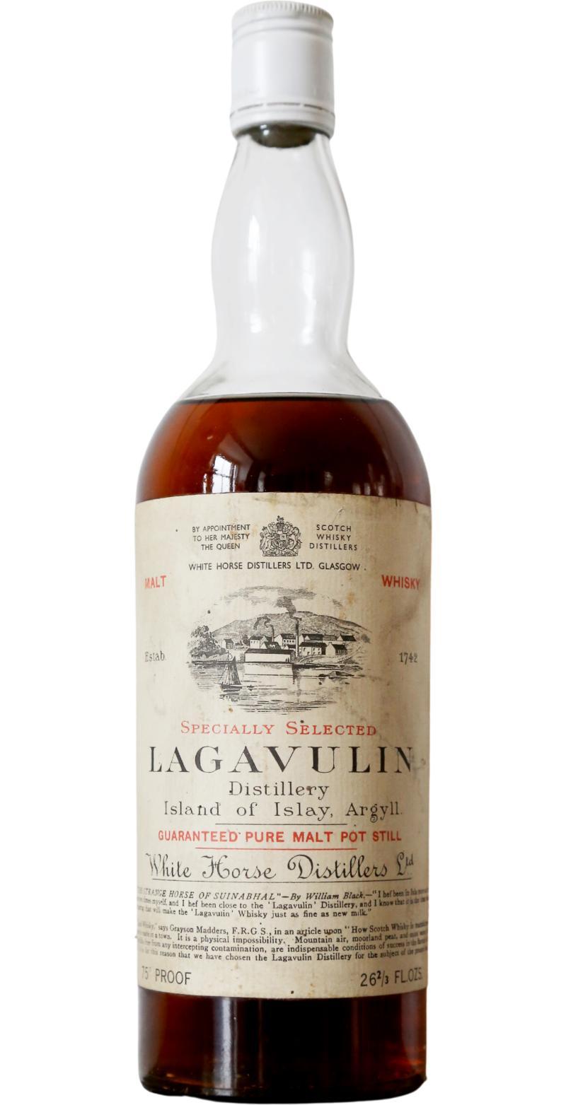 Lagavulin Guaranteed Pure Malt Pot Still  Specially Selected