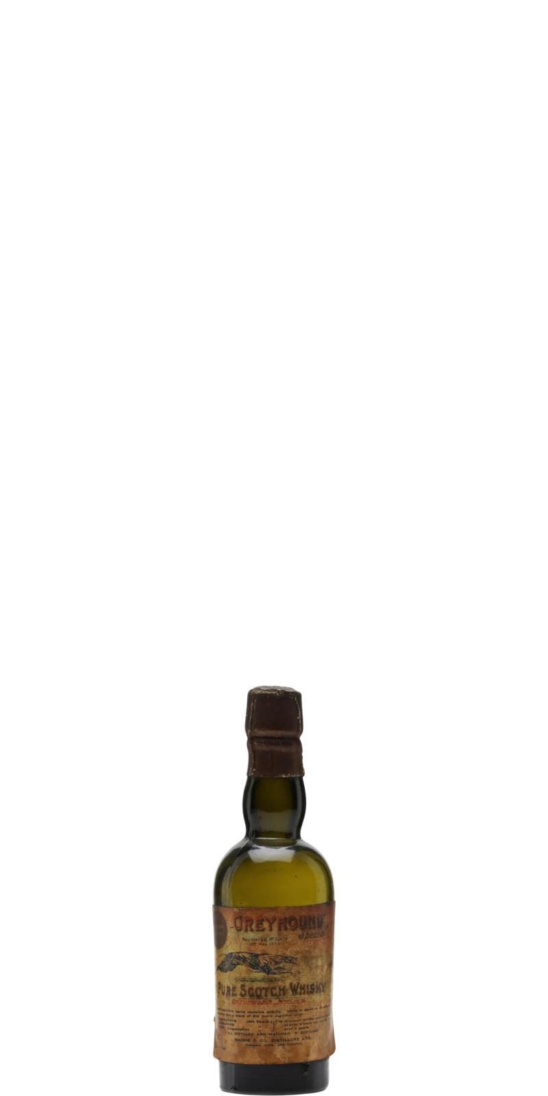 Greyhound Pure Scotch Whisky  Miniature