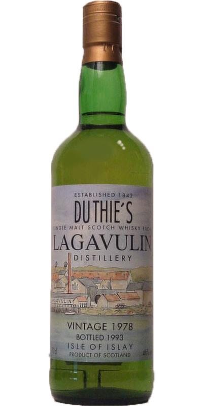 Lagavulin 1978 RWD  Duthie's