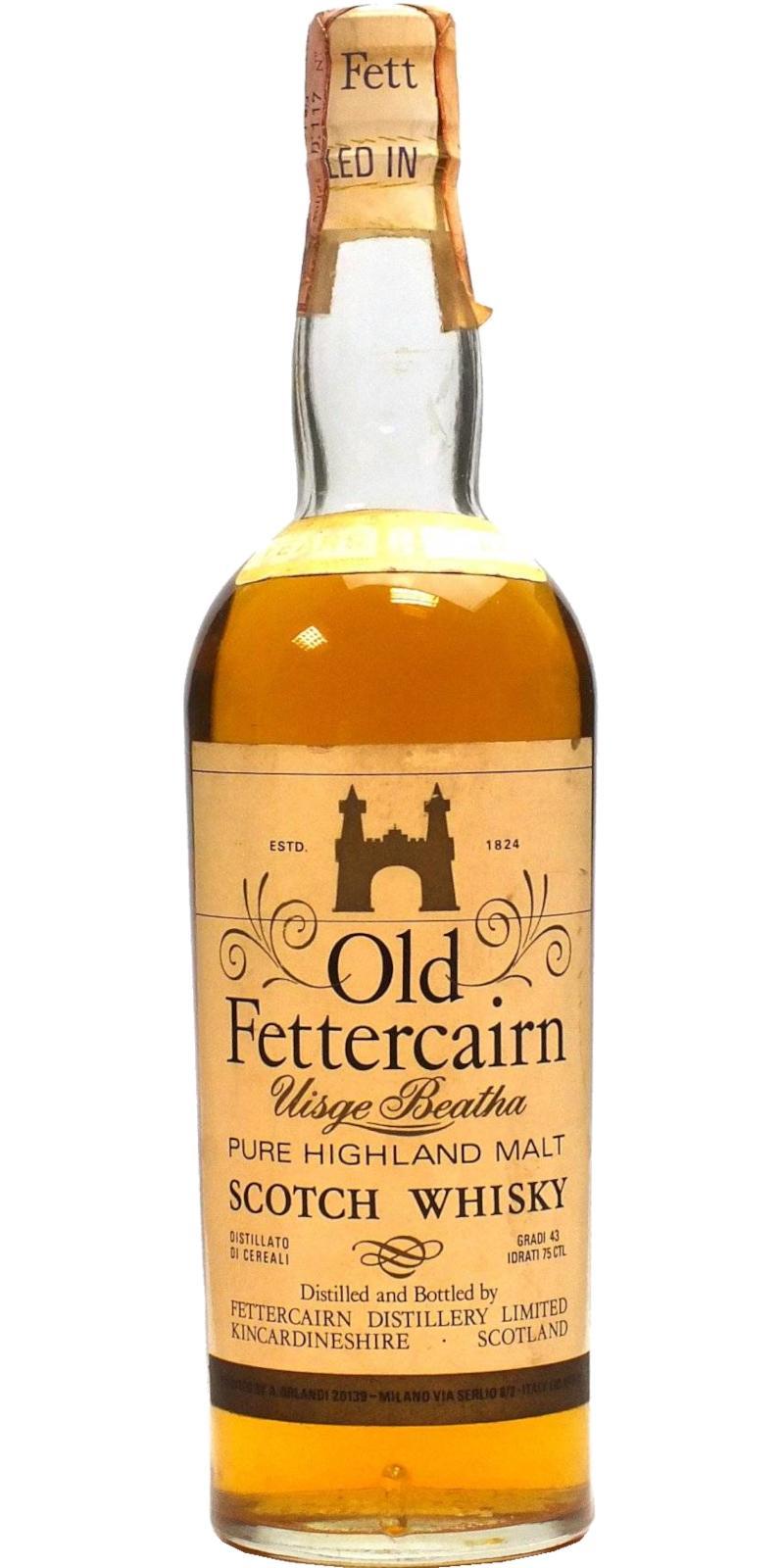 Fettercairn 08-year-old Uisge Beatha  Pure Highland Malt