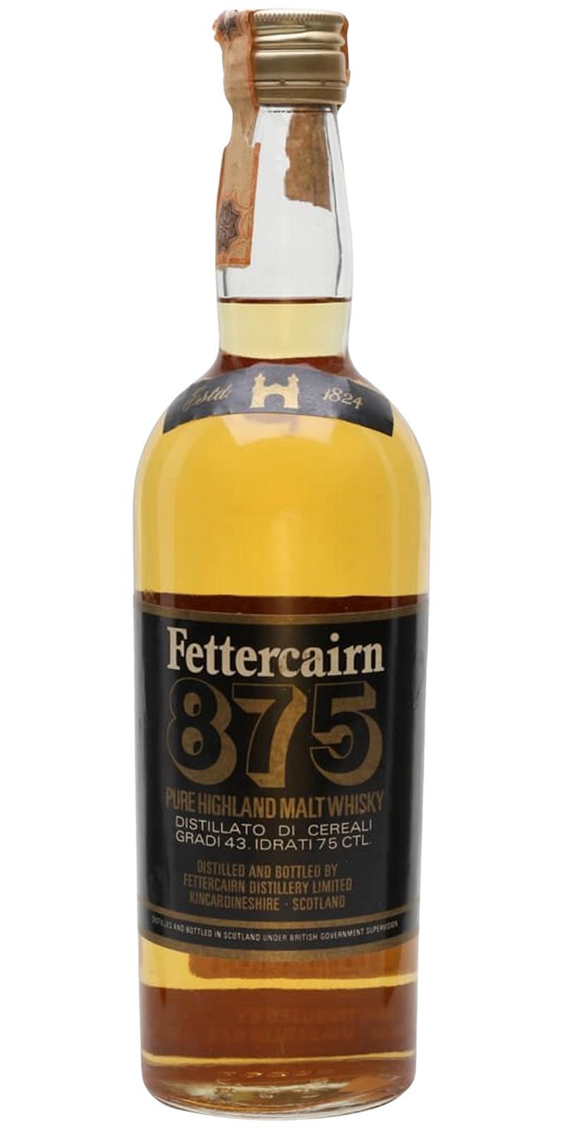Fettercairn 875  Pure Highland Malt Whisky