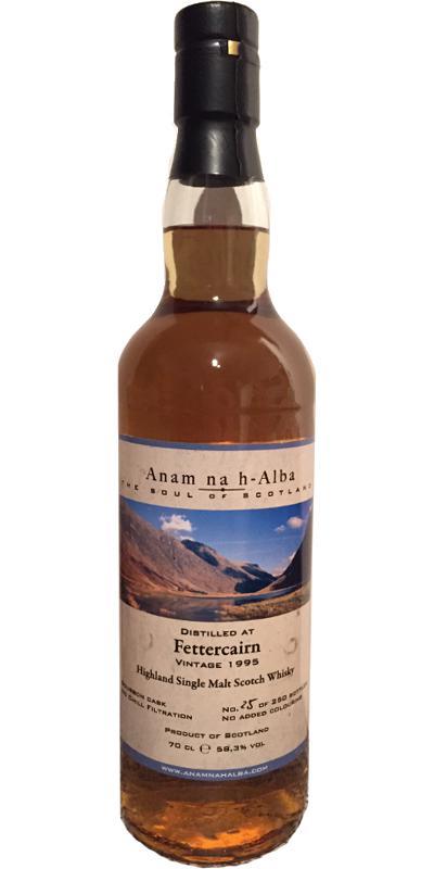 Fettercairn 1995 ANHA  The Soul of Scotland