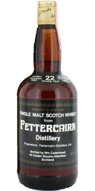 Fettercairn 1962 CA  Dumpy Bottle