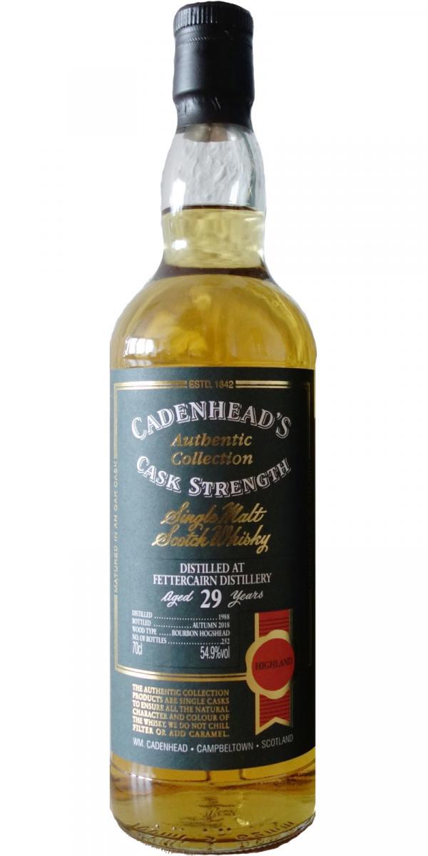 Fettercairn 1988 CA  Authentic Collection