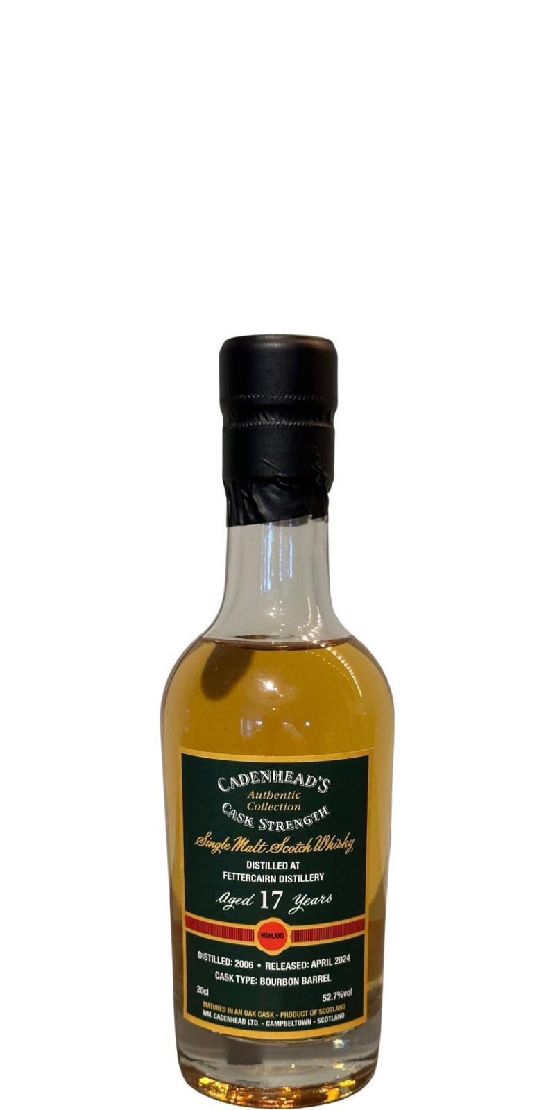 Fettercairn 2006 CA  Authentic Collection