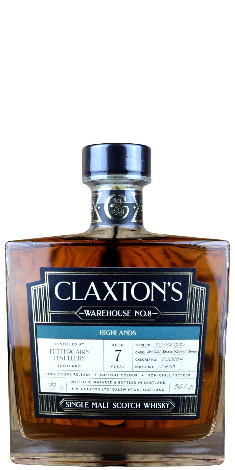 Fettercairn 2015 Cl  Warehouse No. 8