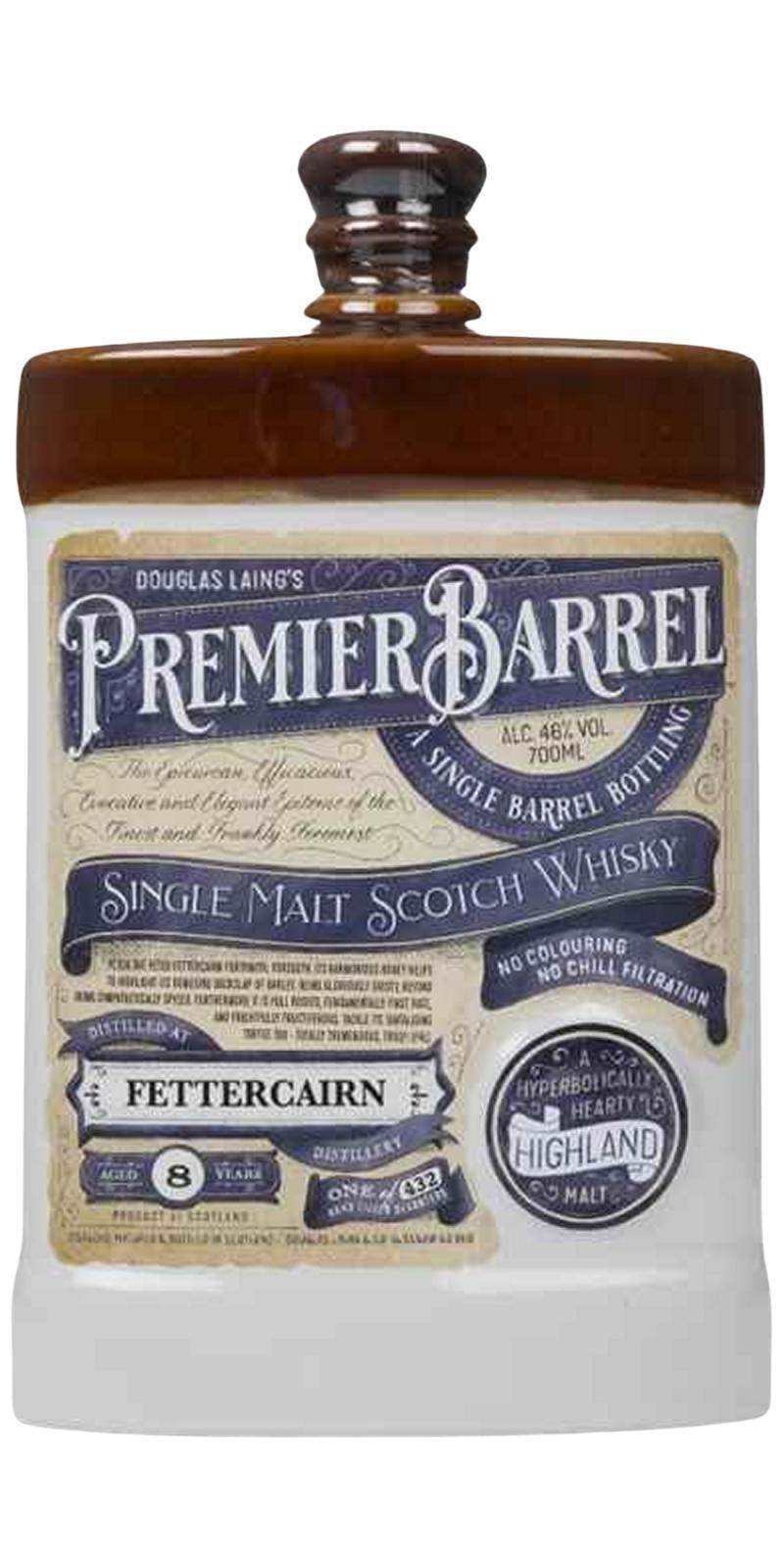 Fettercairn 08-year-old DL  Premier Barrel