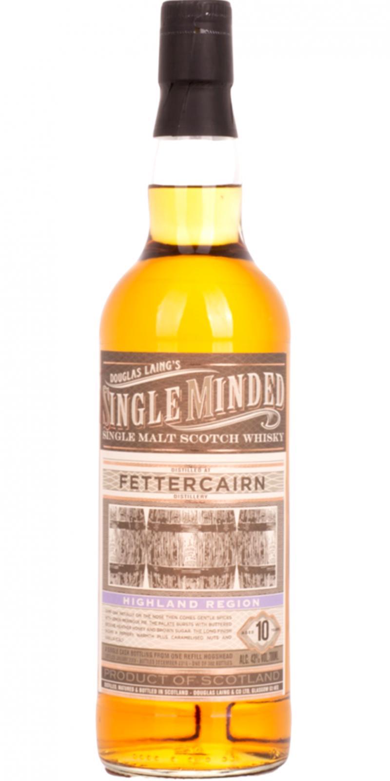 Fettercairn 10-year-old DL  Single Minded