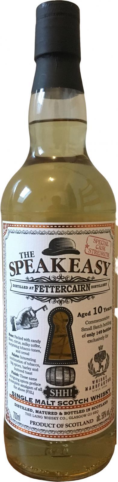 Fettercairn 10-year-old DL  The Speakeasy