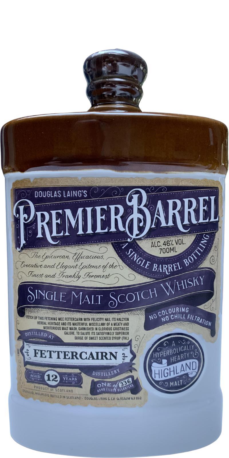Fettercairn 12-year-old DL  Premier Barrel