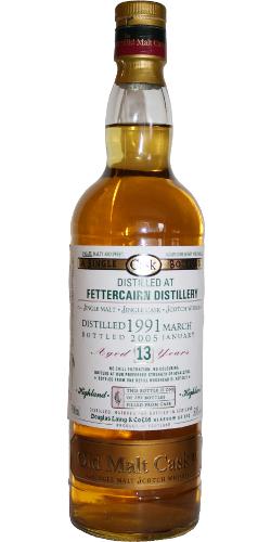 Fettercairn 1991 DL  The Old Malt Cask