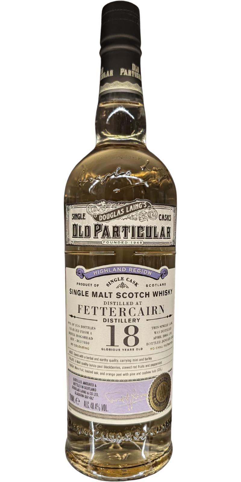 Fettercairn 2004 DL  Old Particular