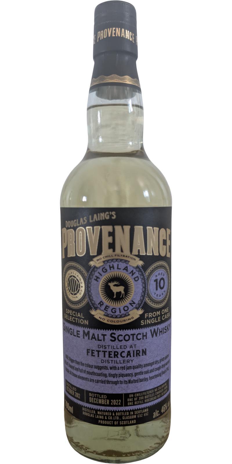 Fettercairn 2012 DL  Provenance - Special Edition