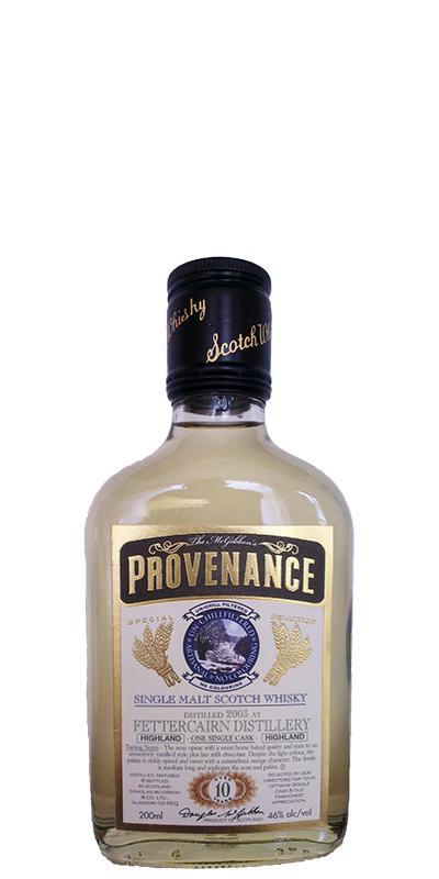 Fettercairn 2003 McG  McGibbon's Provenance