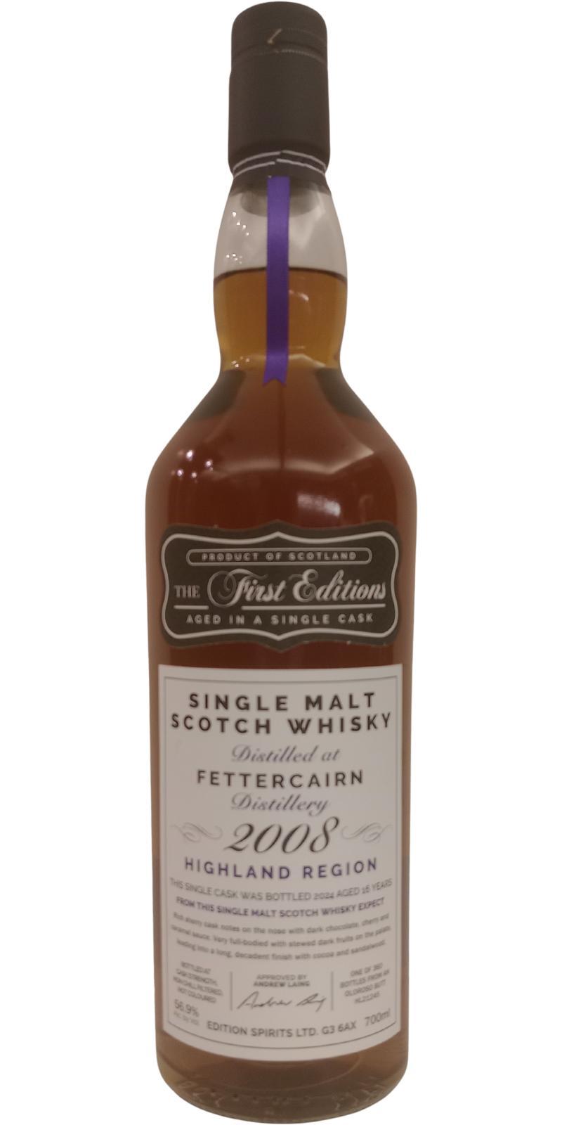 Fettercairn 2008 ED  The First Editions