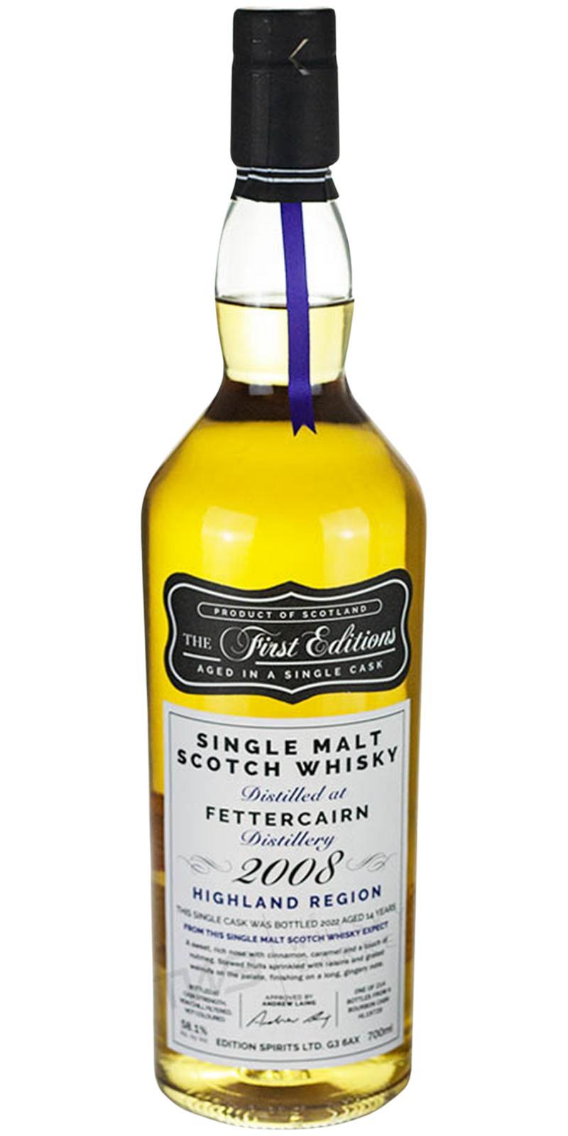 Fettercairn 2008 ED  The First Editions