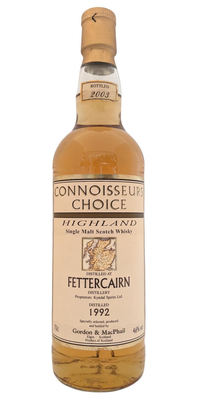 Fettercairn 1992 GM  Connoisseurs Choice