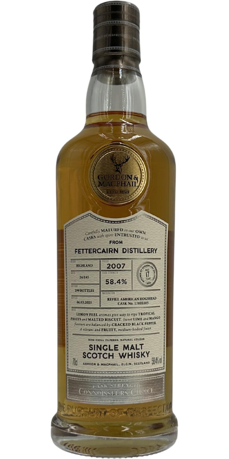 Fettercairn 2007 GM  Connoisseurs Choice - Cask Strength