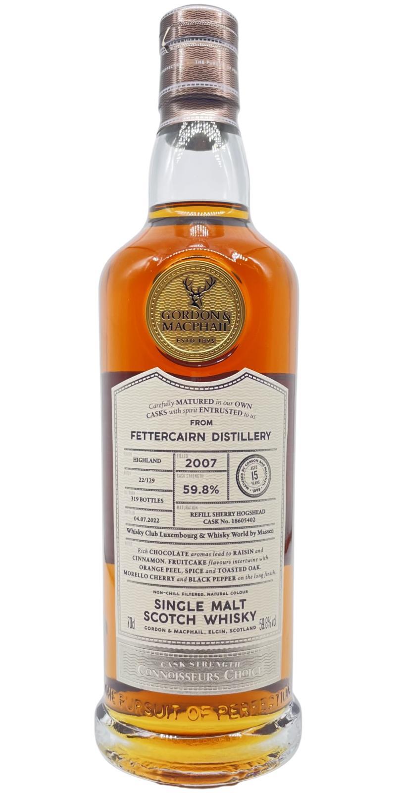 Fettercairn 2007 GM  Connoisseurs Choice - Cask Strength