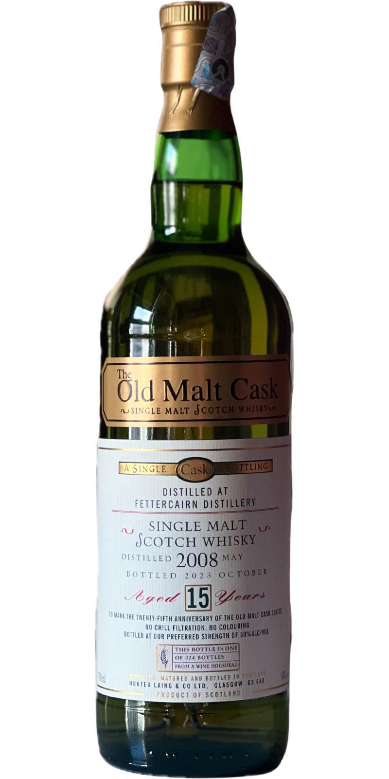 Fettercairn 2008 HL  The Old Malt Cask - 25th Anniversary