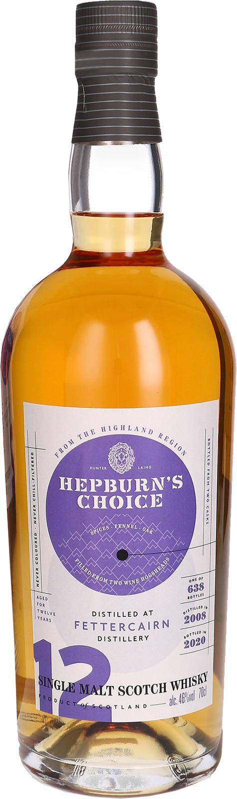 Fettercairn 2008 HL  Hepburn's Choice