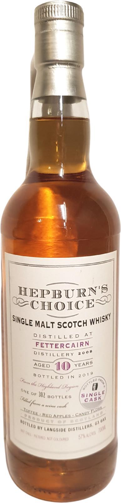 Fettercairn 2008 LsD  Hepburn's Choice