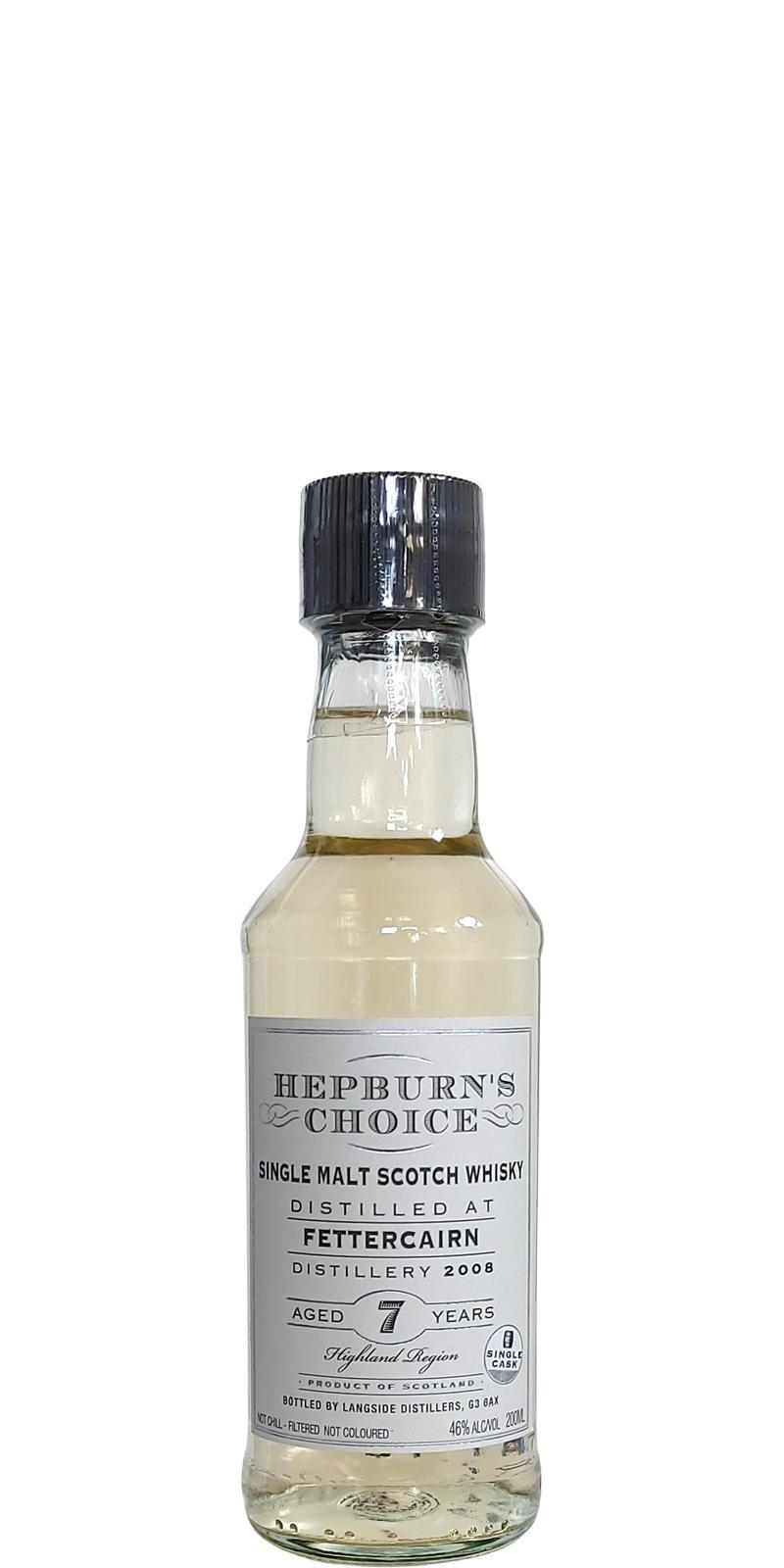 Fettercairn 2008 LsD  Hepburn's Choice