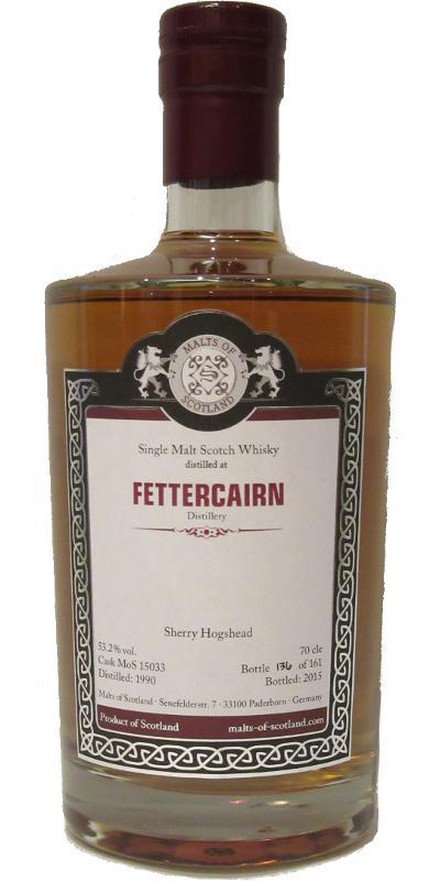 Fettercairn 1990 MoS