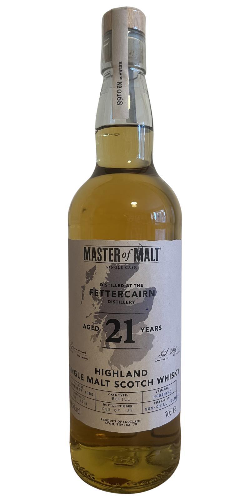 Fettercairn 1996 MoM  Single Cask Series