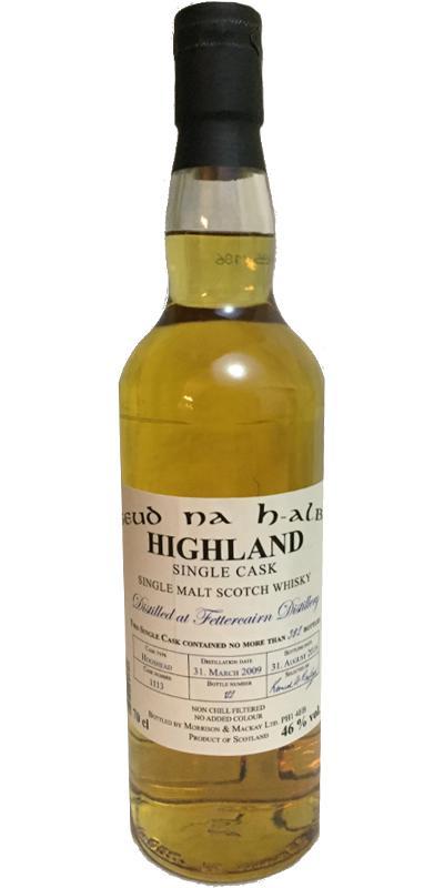 Fettercairn 2009 MMcK  Seud na h-alba