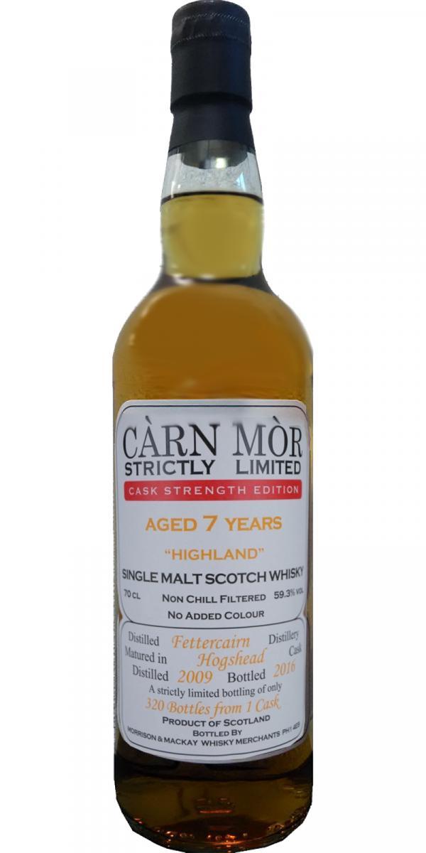 Fettercairn 2009 MMcK  Càrn Mòr - Strictly Limited Edition - Cask Strength