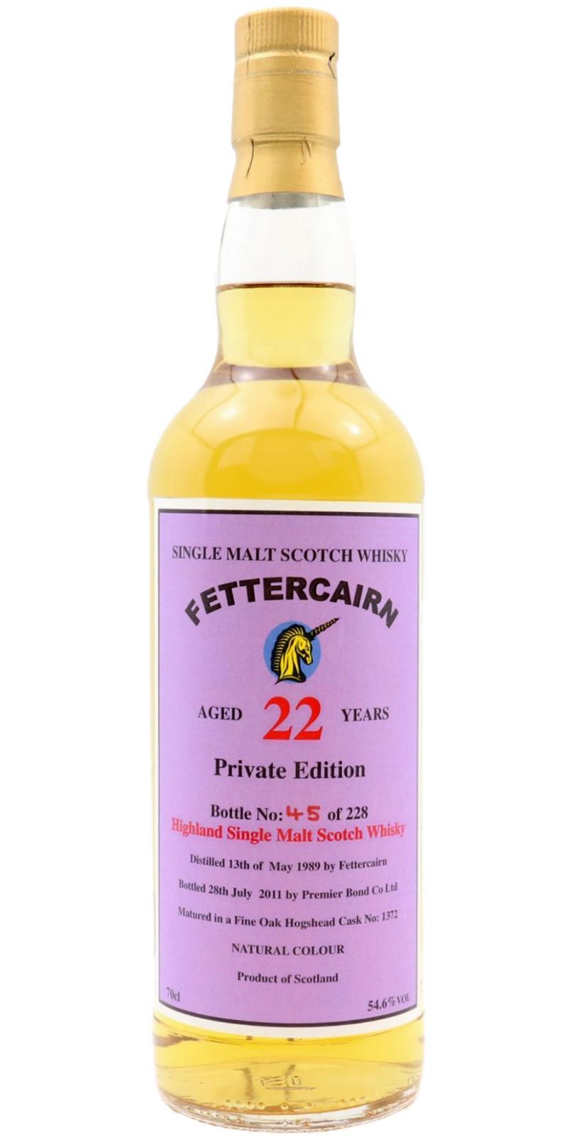 Fettercairn 1989 PrB  Private Edition