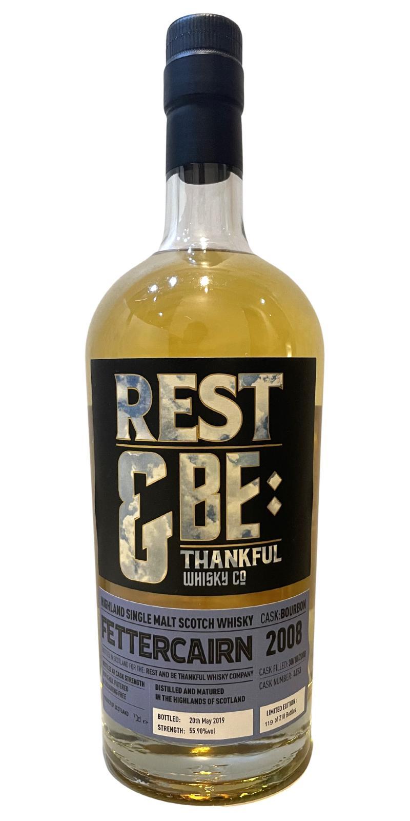 Fettercairn 2008 RBTW