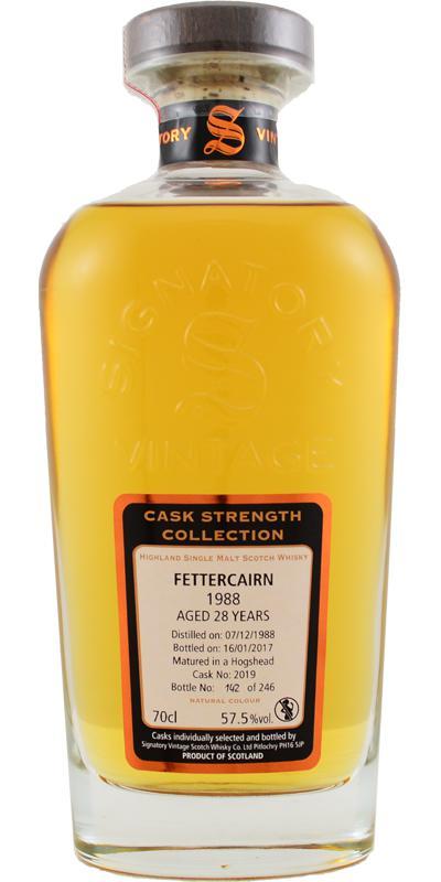 Fettercairn 1988 SV  Cask Strength Collection