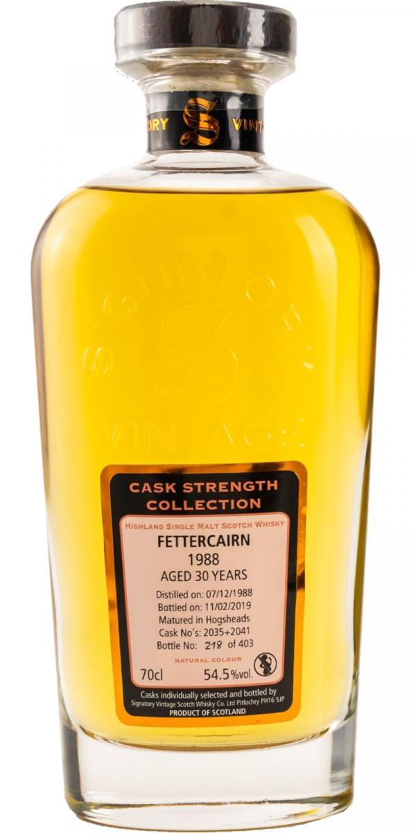 Fettercairn 1988 SV  Cask Strength Collection