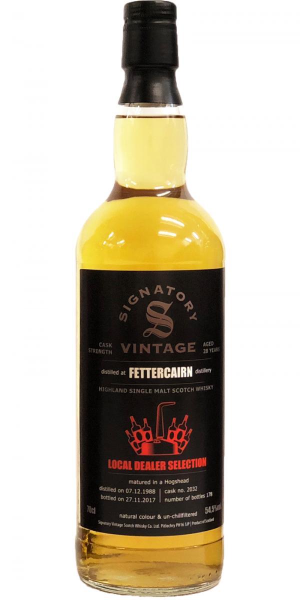 Fettercairn 1988 SV  Local Dealer Selection