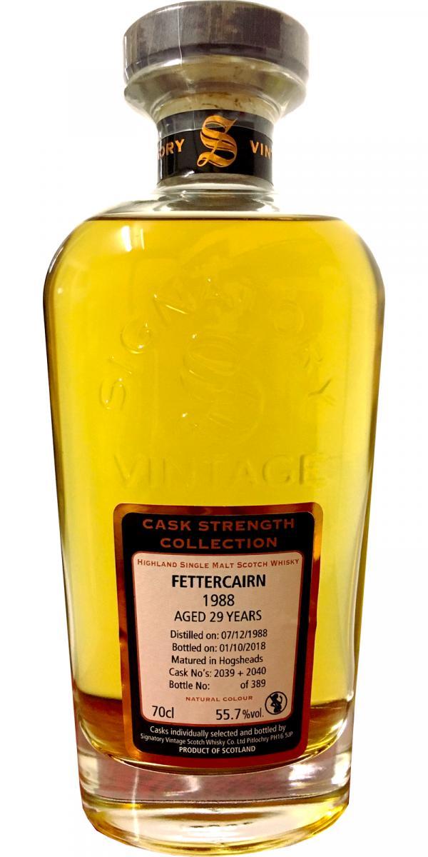Fettercairn 1988 SV  Cask Strength Collection