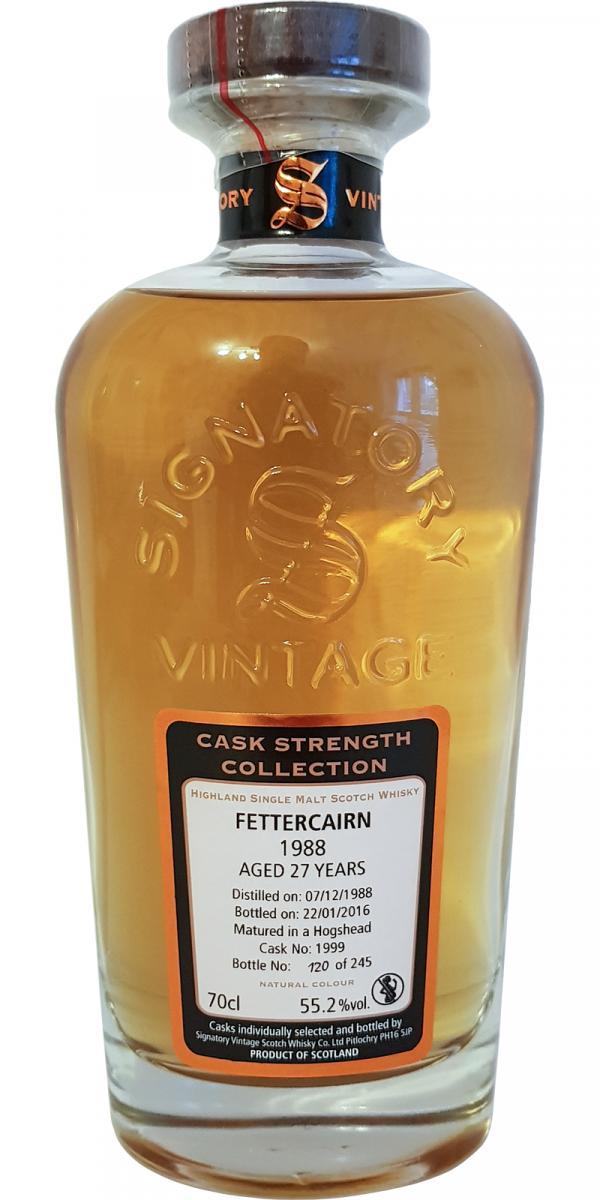 Fettercairn 1988 SV  Cask Strength Collection