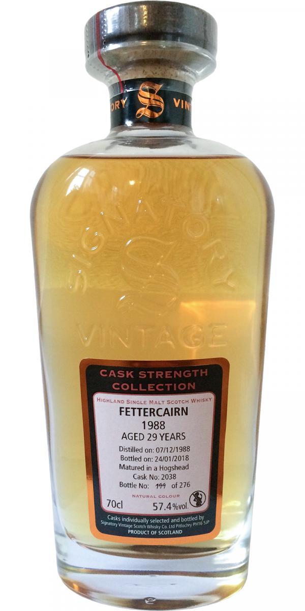 Fettercairn 1988 SV  Cask Strength Collection