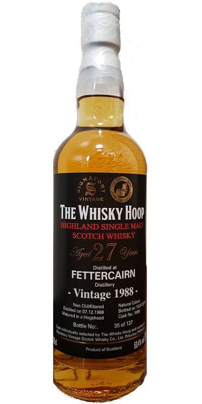Fettercairn 1988 SV  The Whisky Hoop