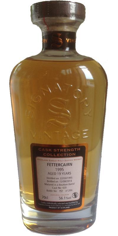 Fettercairn 1995 SV  Cask Strength Collection