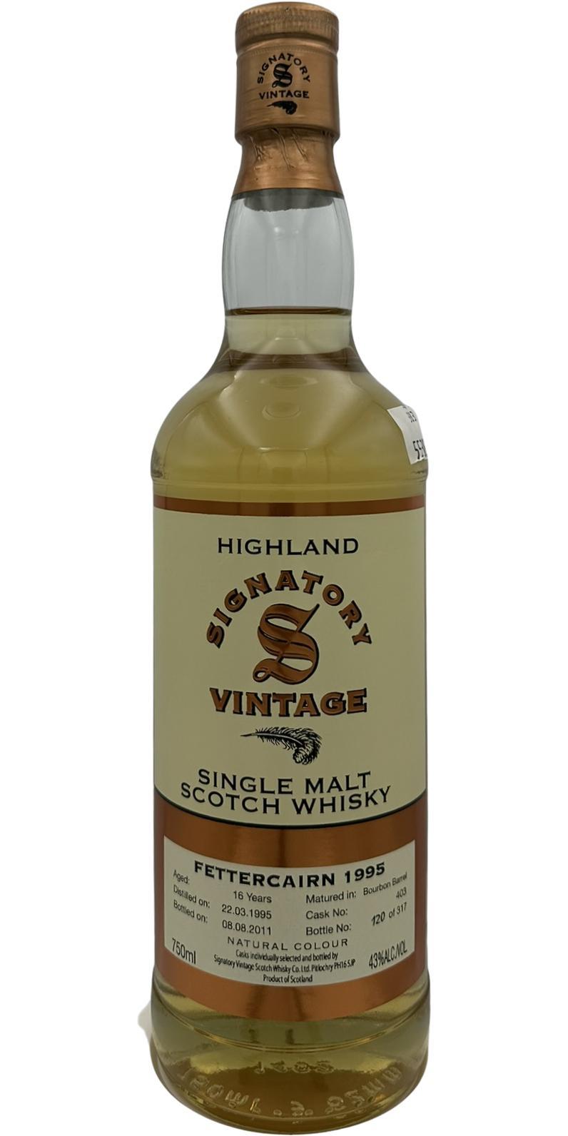 Fettercairn 1995 SV  Highland