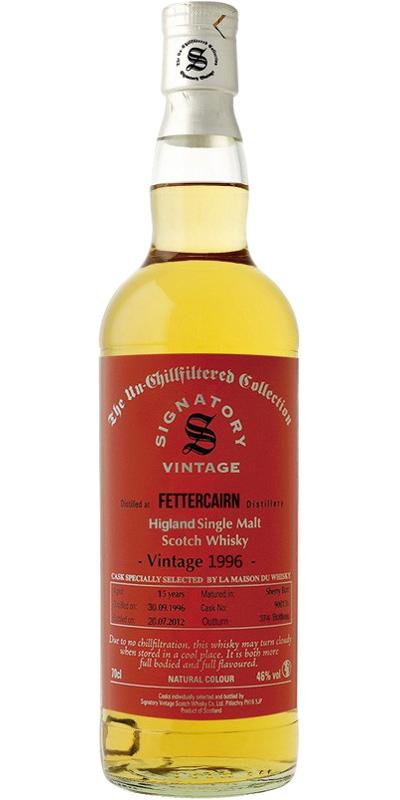 Fettercairn 1996 SV  The Un-Chillfiltered Collection - LMDW