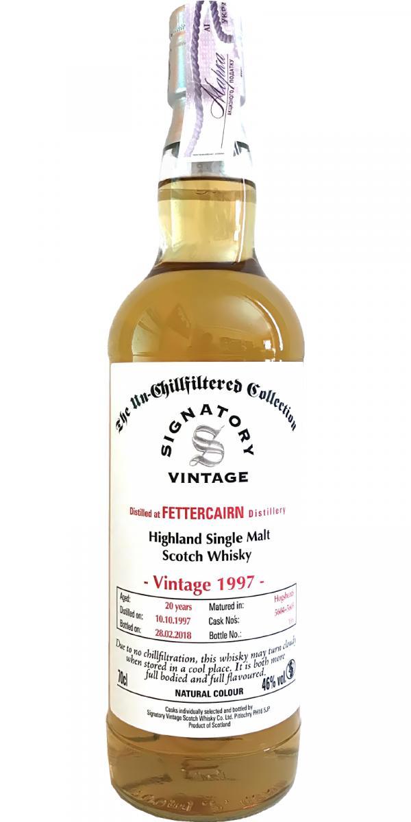 Fettercairn 1997 SV  The Un-Chillfiltered Collection