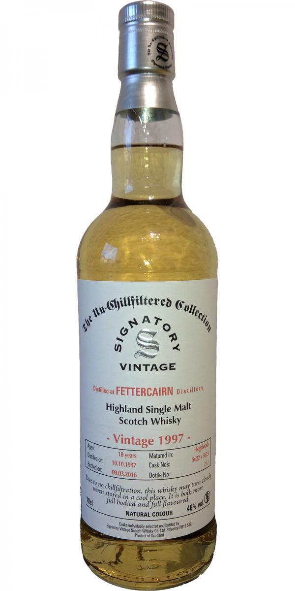 Fettercairn 1997 SV  The Un-Chillfiltered Collection