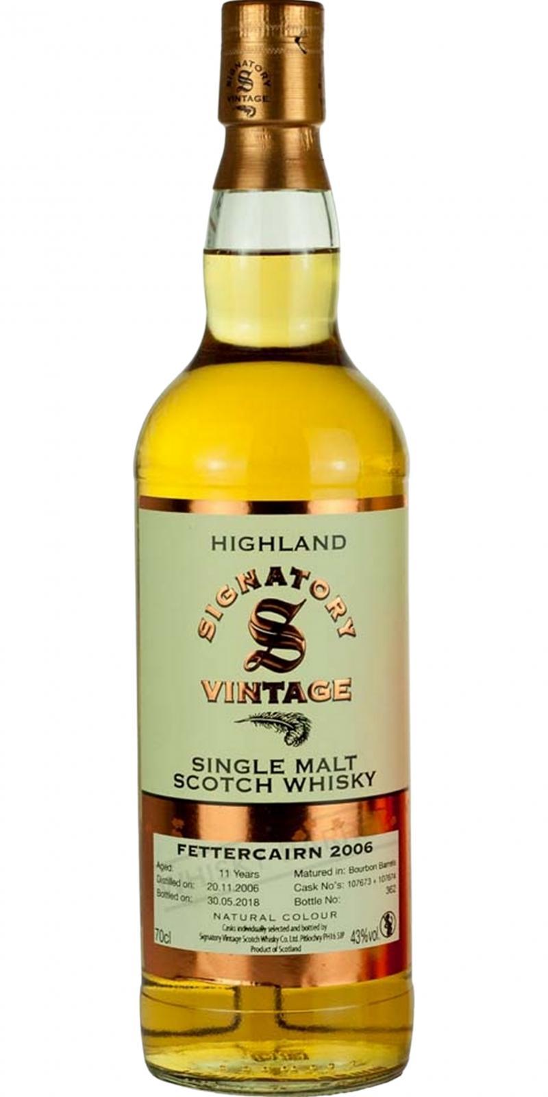 Fettercairn 2006 SV  Vintage Collection