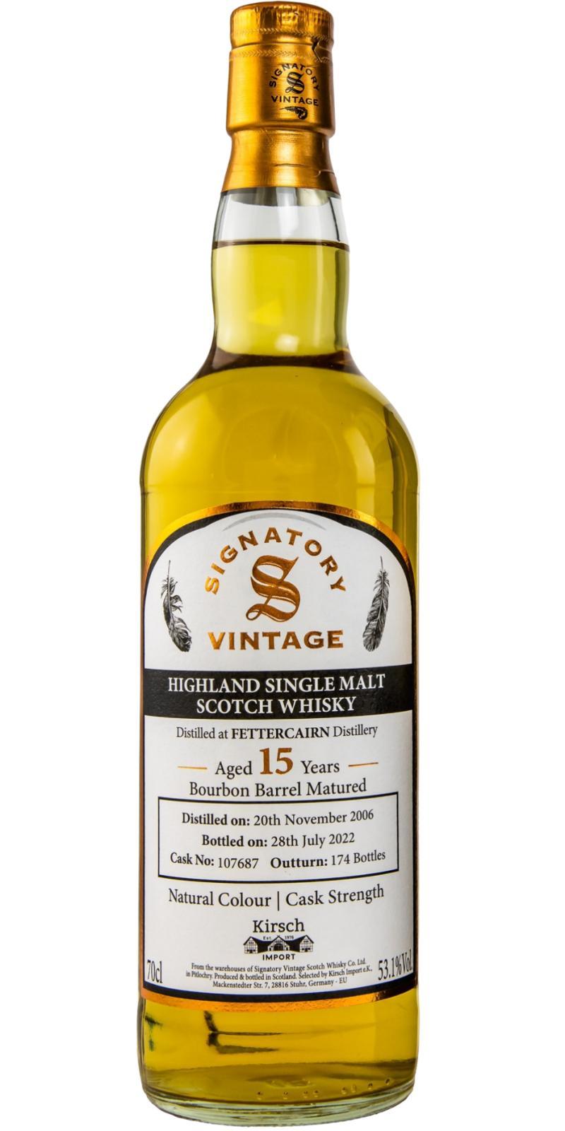 Fettercairn 2006 SV  Natural Colour | Cask Strength