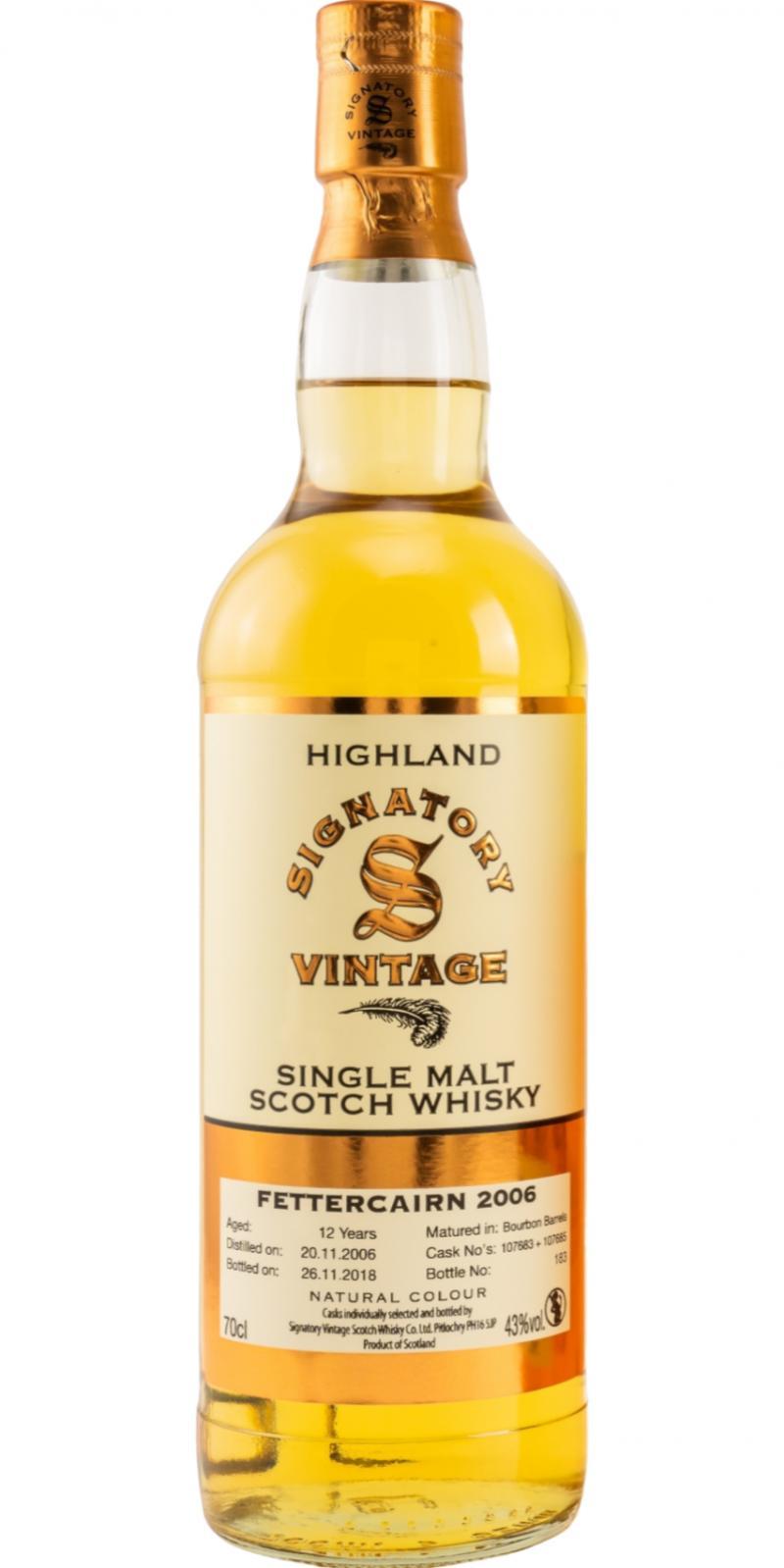 Fettercairn 2006 SV  Vintage Collection